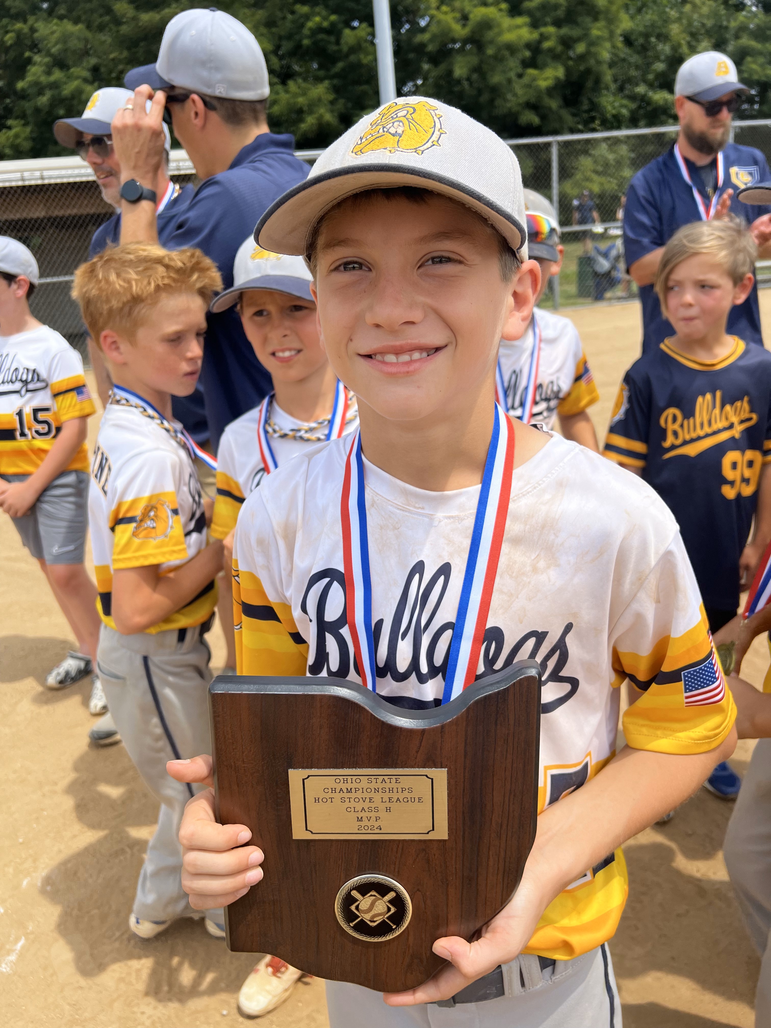 2024 Class H State Champions - Olmsted Falls Bulldogs Blue