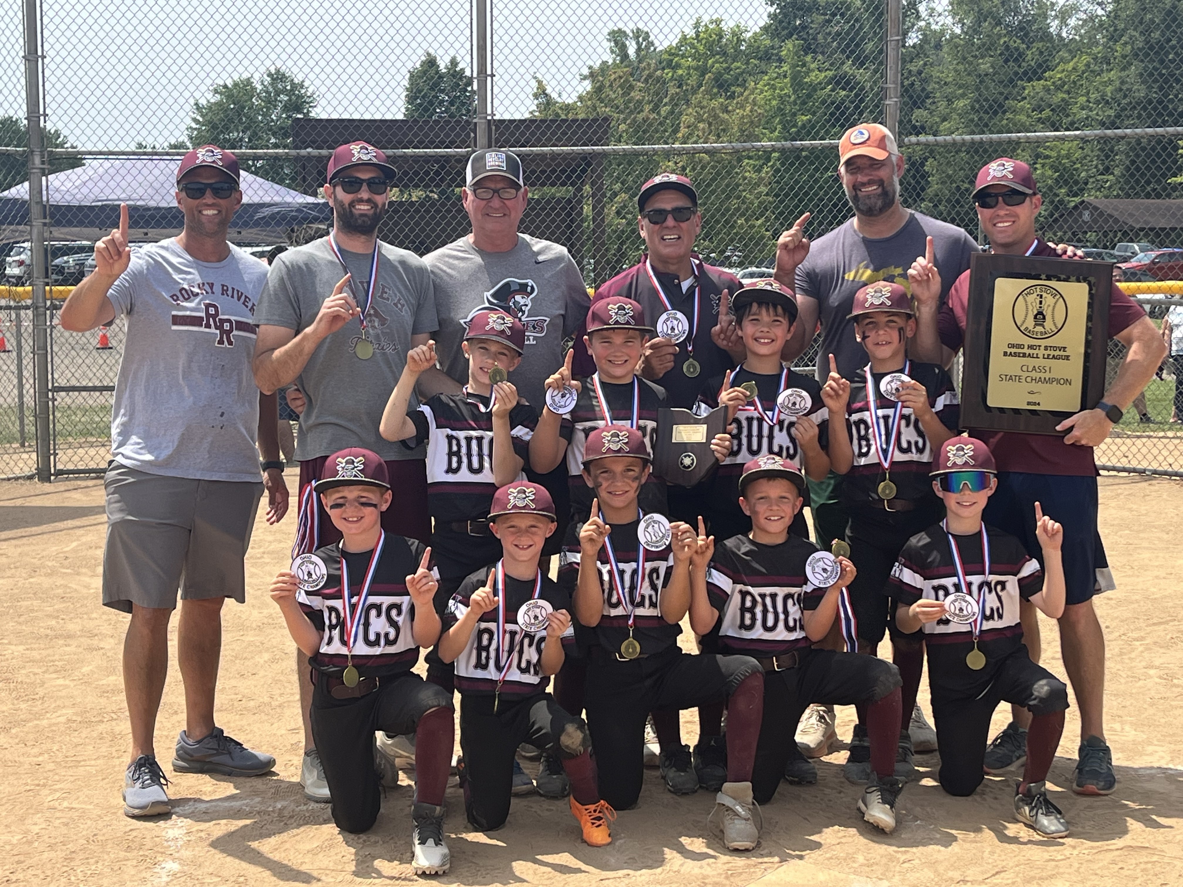 2024 Class I State Champions - Rocky River Bucs Maroon